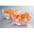 Haonai hot sale high quality 5pcs glass bowl set